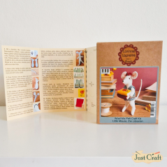 Little Mouse The Librarian Felt Craft Mini Kit