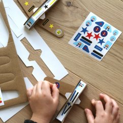 Paper DIY kit for kids - Build planes