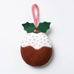 Christmas pudding - Felt Craft Mini Kit