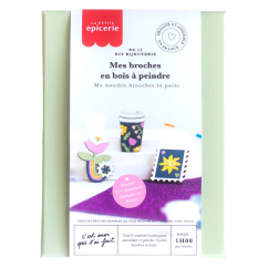 Sada na výrobu 3 dřevěných broží