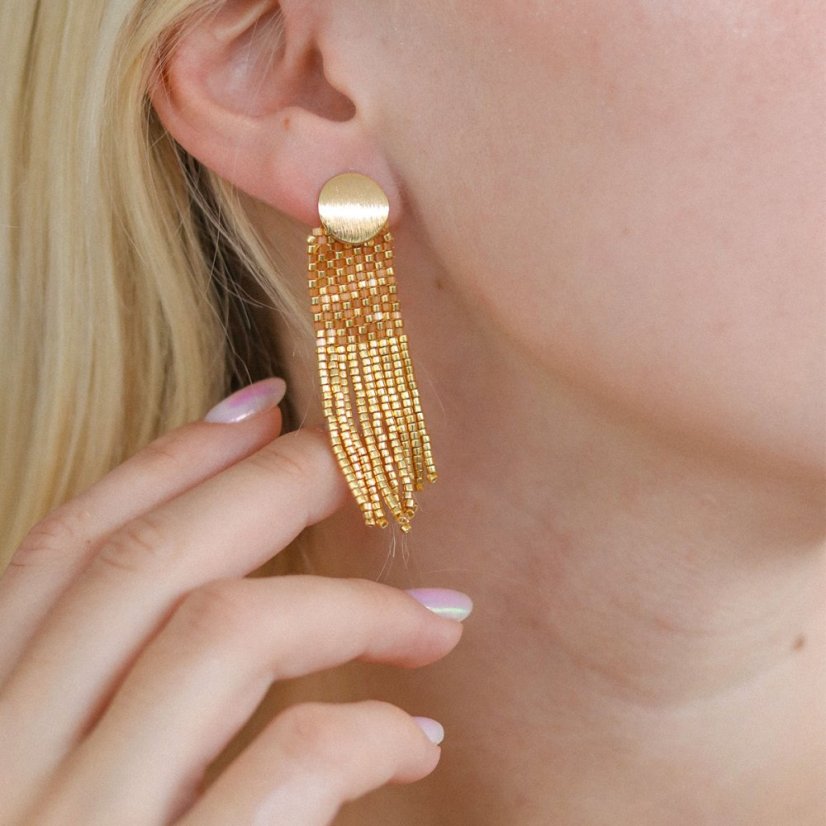 Fringe Earrings Kit - Create Your Own Miyuki Beaded Earrings