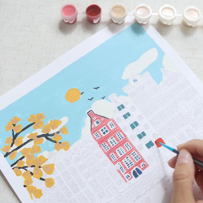 Malování podle čísel Petit Pinceau - Amsterdam