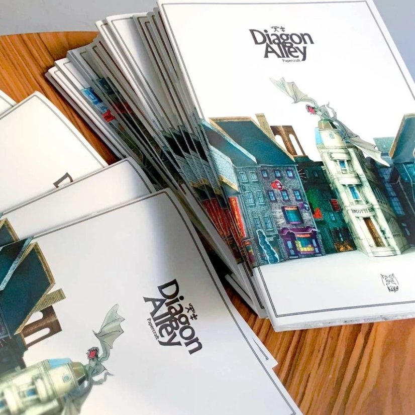 Papercraft set - Diagon Alley