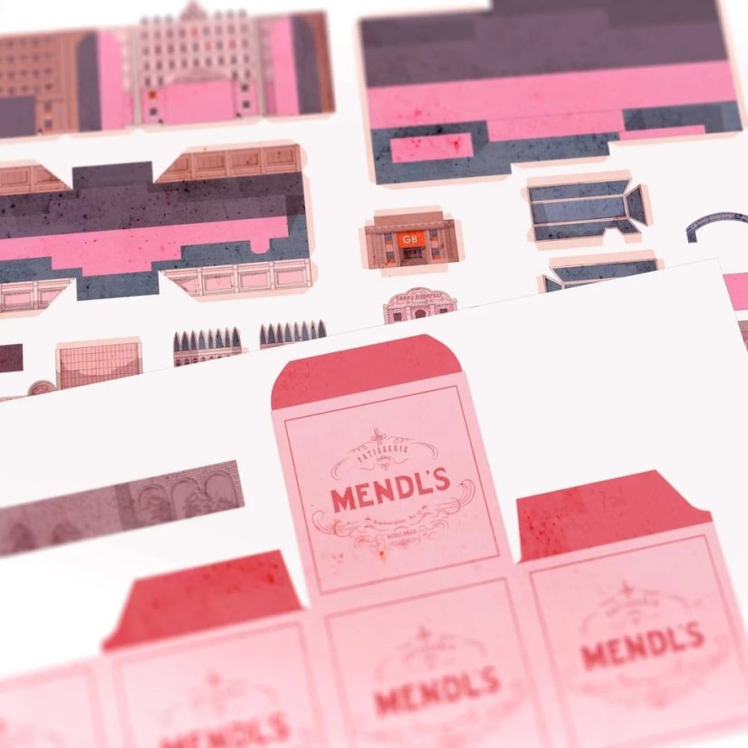 Papírový model - Grandhotel Budapešť