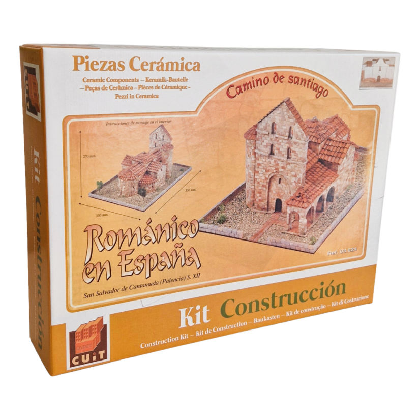 Brick construction kit Domenech Cuit - the Church of San Salvador de Cantamuda