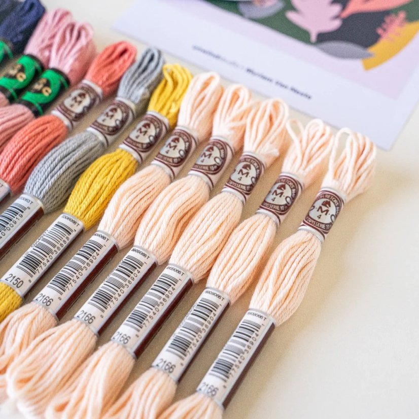 Autorská vyšívací sada - Blush Garden