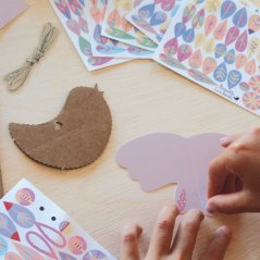 Papírová kreativní sada pro děti - Vyrob si ptáky