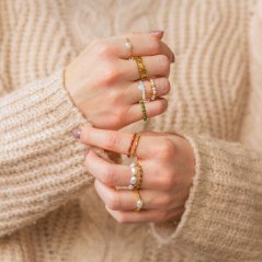 Natural Pearl Rings Kit