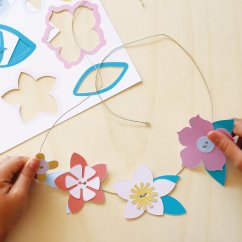Paper DIY kit for kids - Create Your Own Flower Crown