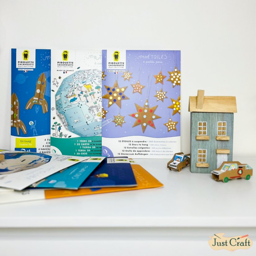 Papírová kreativní sada pro děti - Vyrob si květinovou korunu