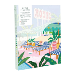 Malování podle čísel Petit Pinceau - Motelový bazén