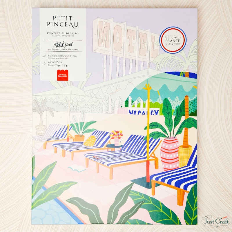 Painting by numbers Petit Pinceau - The Motel Pool