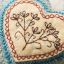 Felt Embroidered Heart Mini Kit