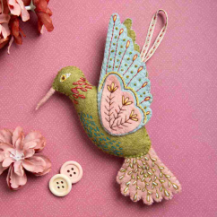 Hummingbird Felt Craft Mini Kit