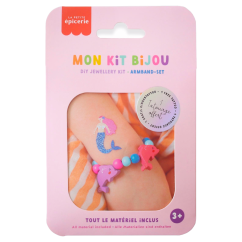Sada pro děti na výrobu náramku Mon Kit Bijou - Mořská panna