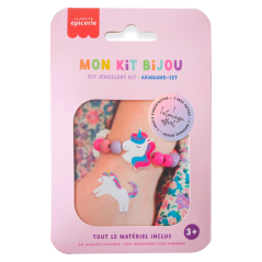 Sada pro děti na výrobu náramku Mon Kit Bijou - Jednorožec