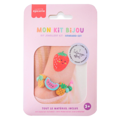 Sada pro děti na výrobu náramku Mon Kit Bijou - Ovoce