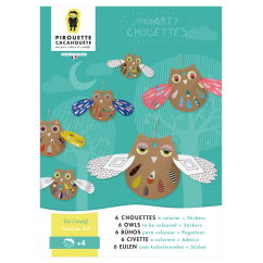 Paper DIY kit for kids - Create owls
