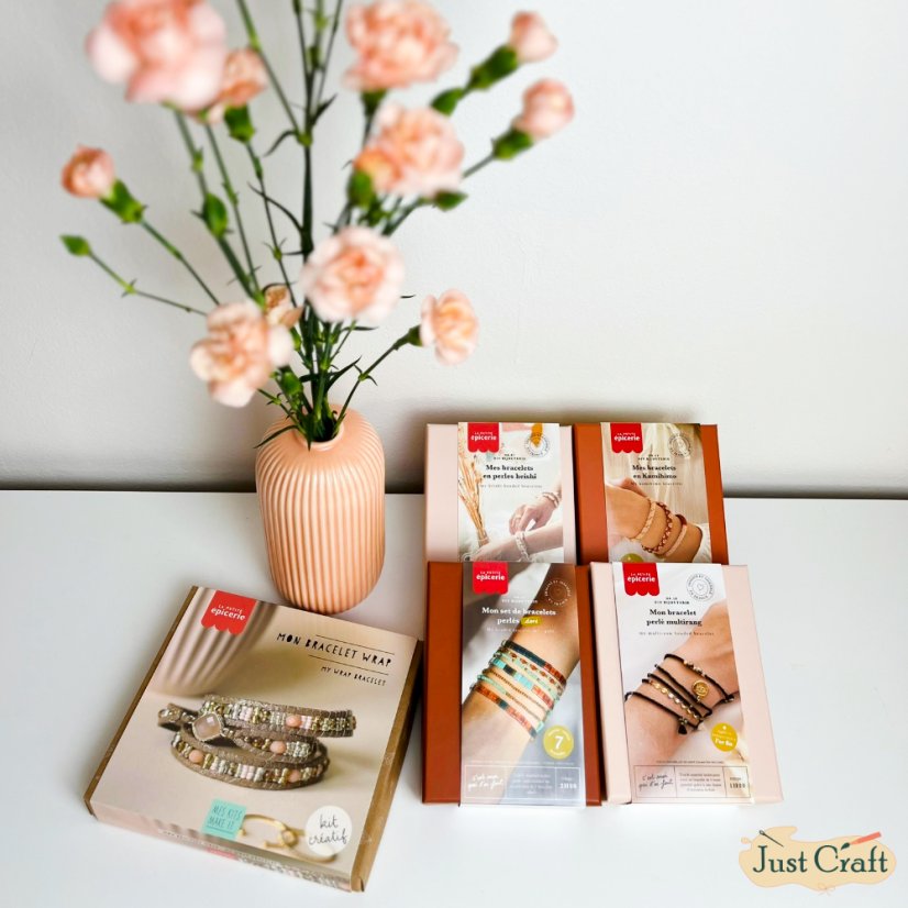 Multi-Row Beaded Bracelet Kit - Black Edition