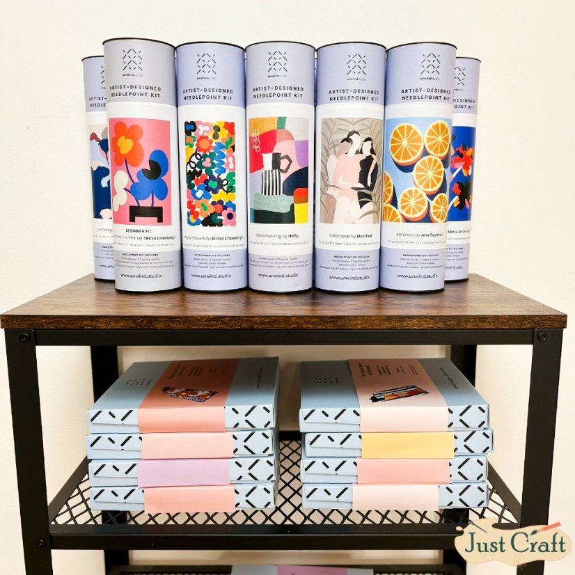 Autorská vyšívací sada - Jungley Flowers